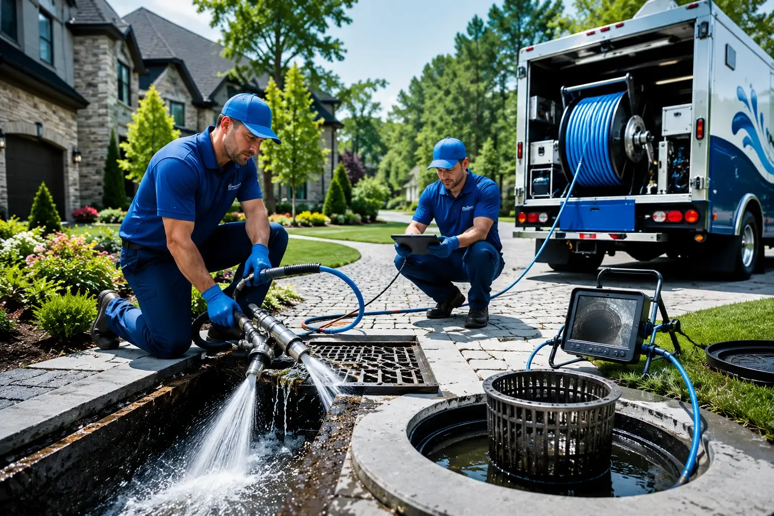 Local outdoor drain cleaning professionals in Nineveh, PA