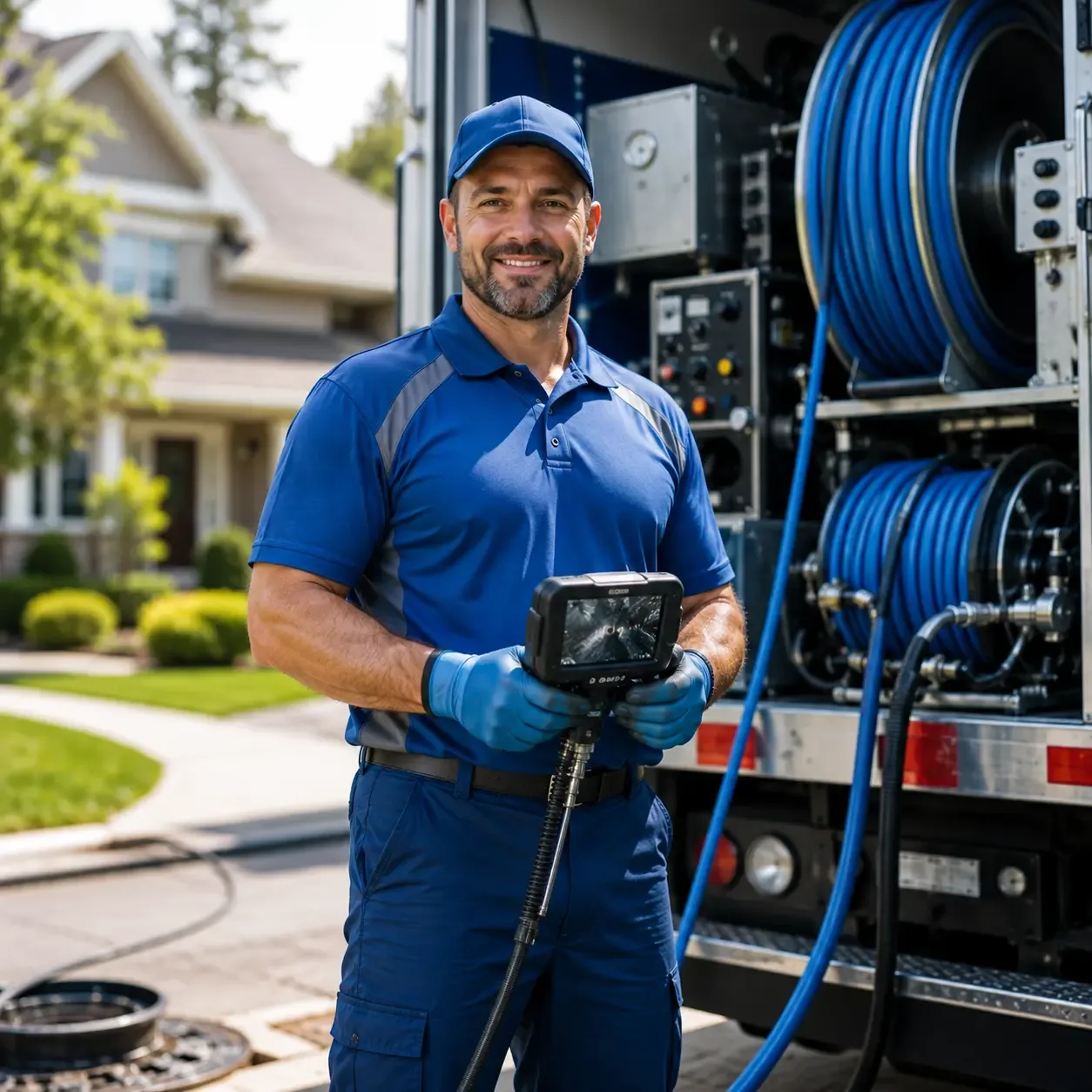Local outdoor drain cleaning specialists in Nineveh, PA